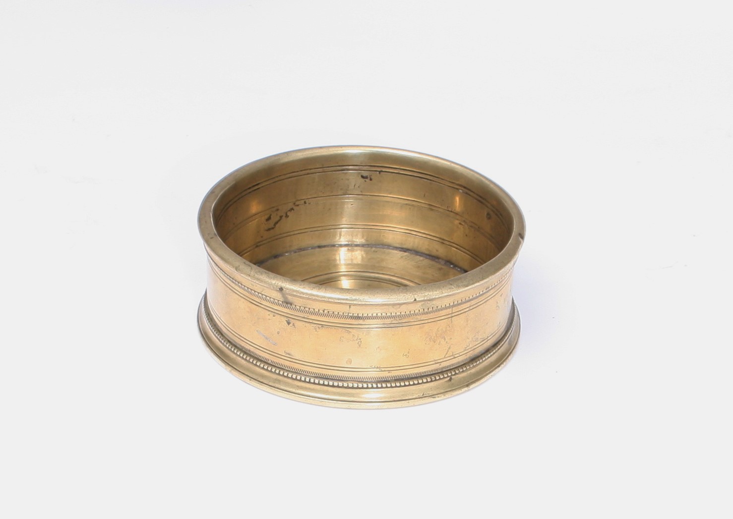 Brass Bottle Coaster – Antique Metalware Society